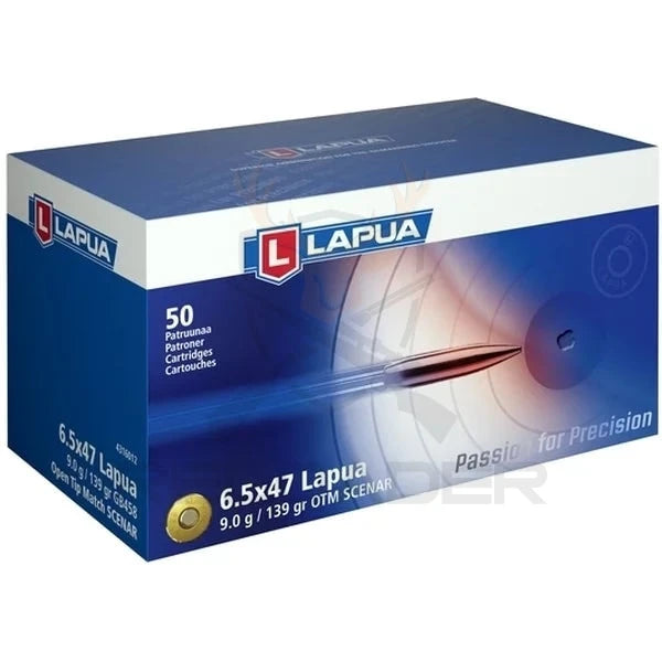 Karabinsko Lapua kal.6.5x47 Lapua Scenar 139grs./9.0g.