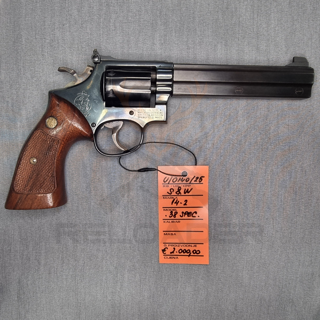 Revolver Smith & Wesson M14-2 kal.38 Special (U/0140/25)