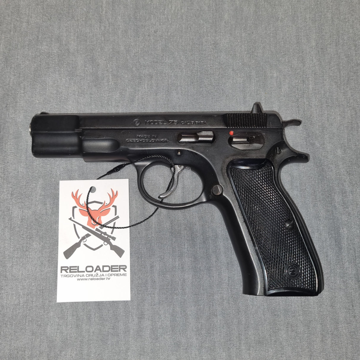 Pištolj Češka Zbrojovka M75 kal.9x19 (U/0177/26)