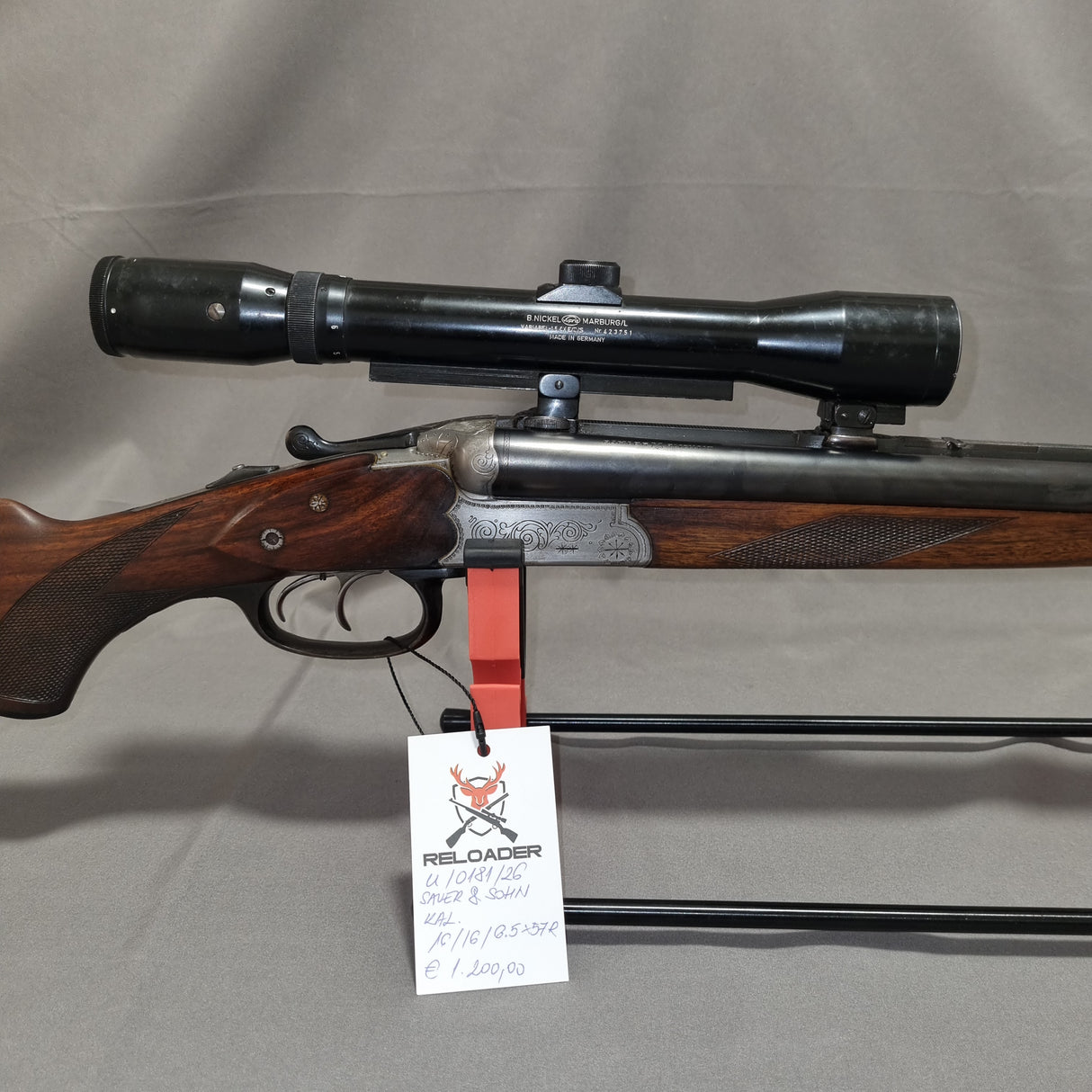 Kombinirana puška Sauer & Sohn kal.16/70, 16/70 i 6.5x57mmR (U/0181/26)