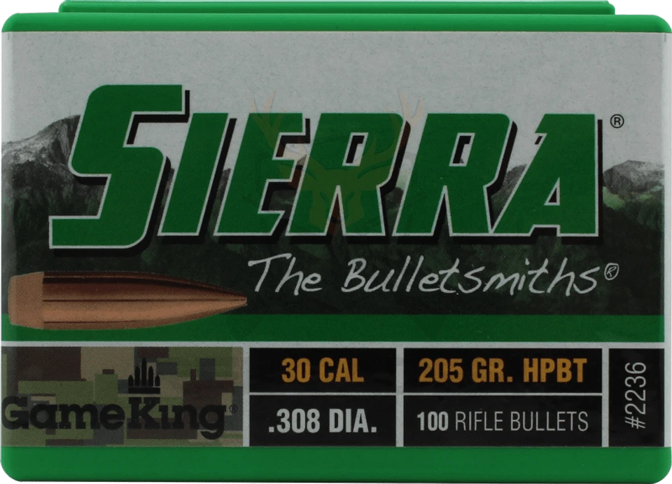 Zrno Sierra kal.30 GameKing SUBSONIC HPBT 205grs./13.28g.