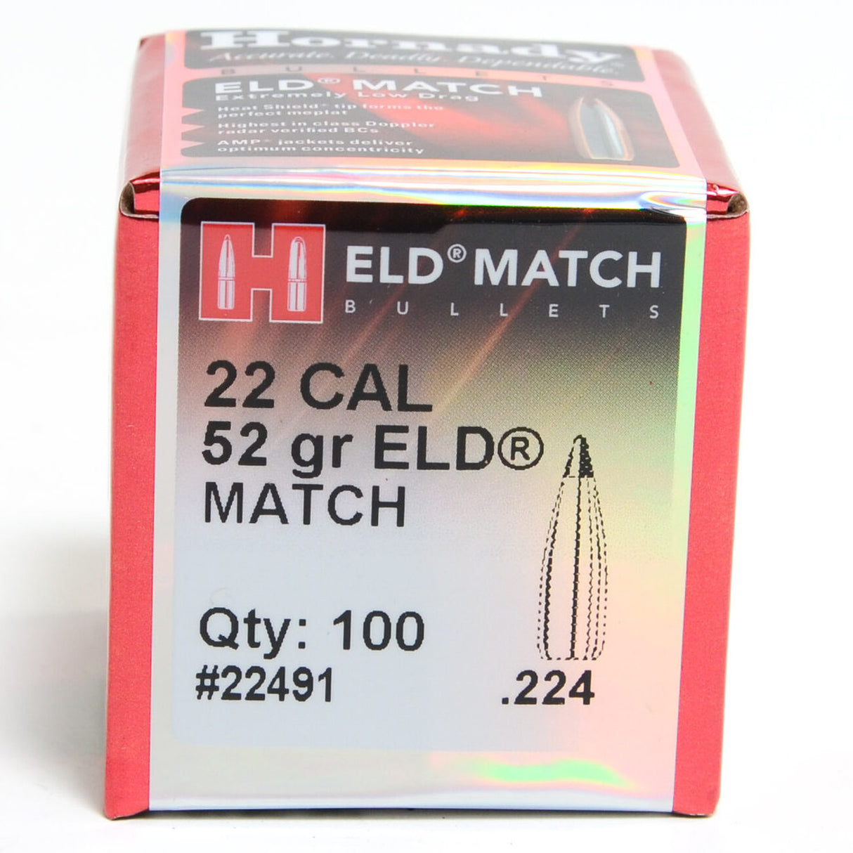 Zrno Hornady kal.224 ELD-Match (100 kom)