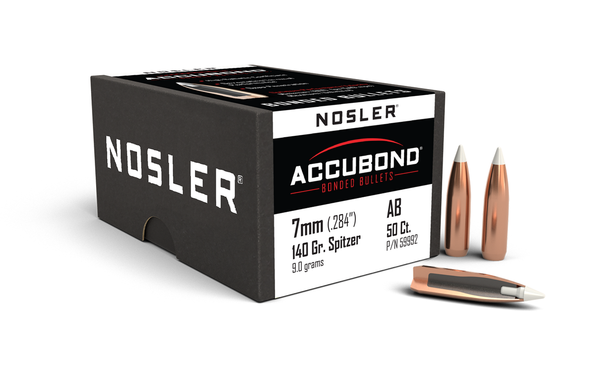 Zrno Nosler kal.7mm/.284 Accubond 140grs. (50 kom)
