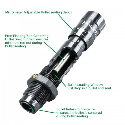 Matrica mikrometarska seater RCBS kal.300 Win. Mag. Matchmaster