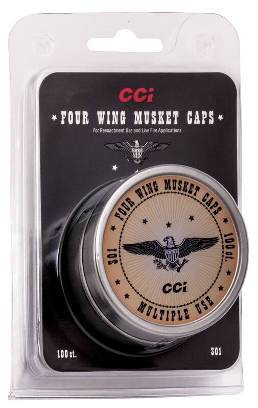 Kapisla CCI 4-Wing Muscet Caps - Perkusiona kapisla (100 kom)