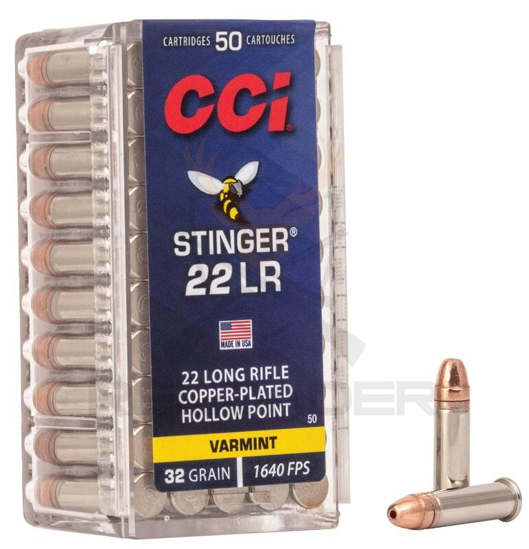 Malokalibarsko CCI .22 LR Stinger CPHP 32grs.
