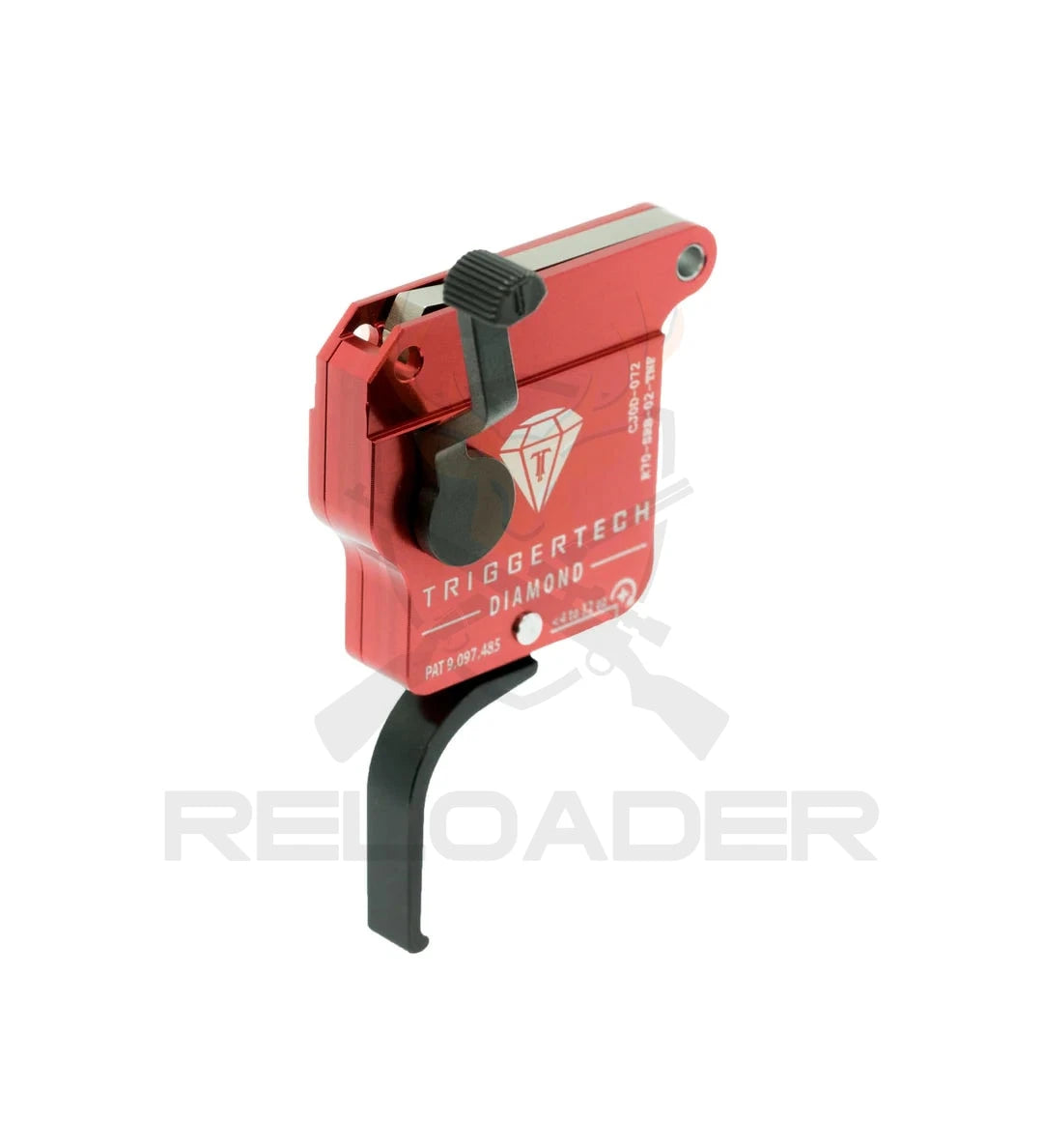 Triggertech okidač za Remington 700 Diamond, crveni, desni, ravni