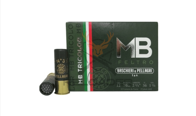 Sačmeno B&P kal.12/70 Tricolor Filc 36g.