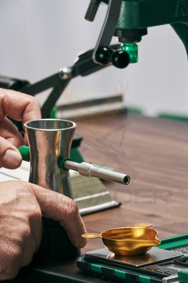 Dozator baruta, RCBS, ručni - fini (trickler)