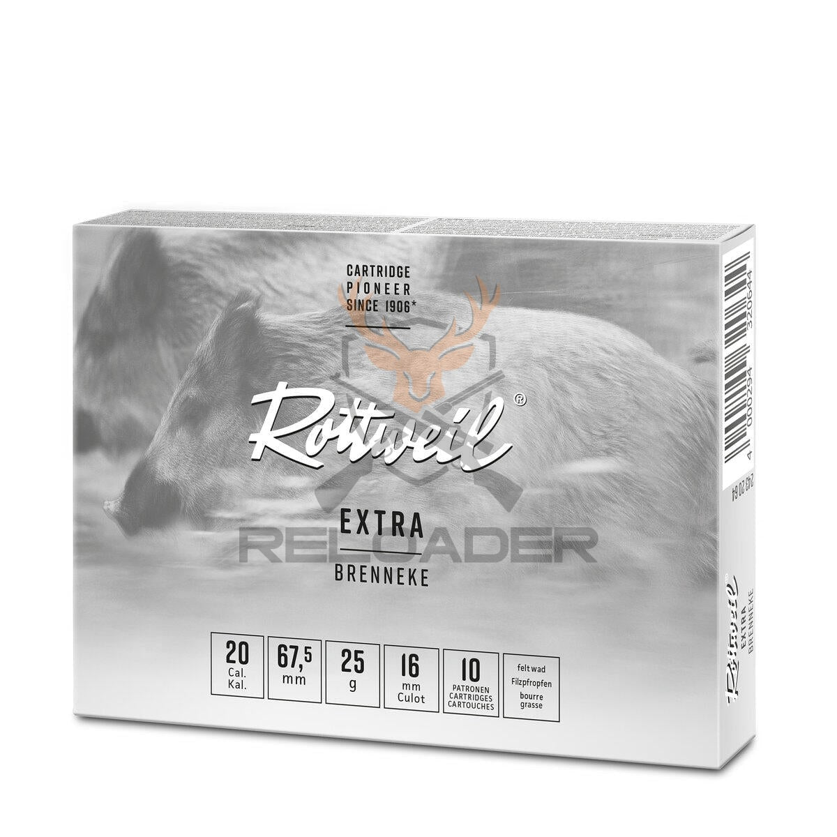 Sačmeno Rottweil kal.20/67.5 Brenneke kugla 25.0g.