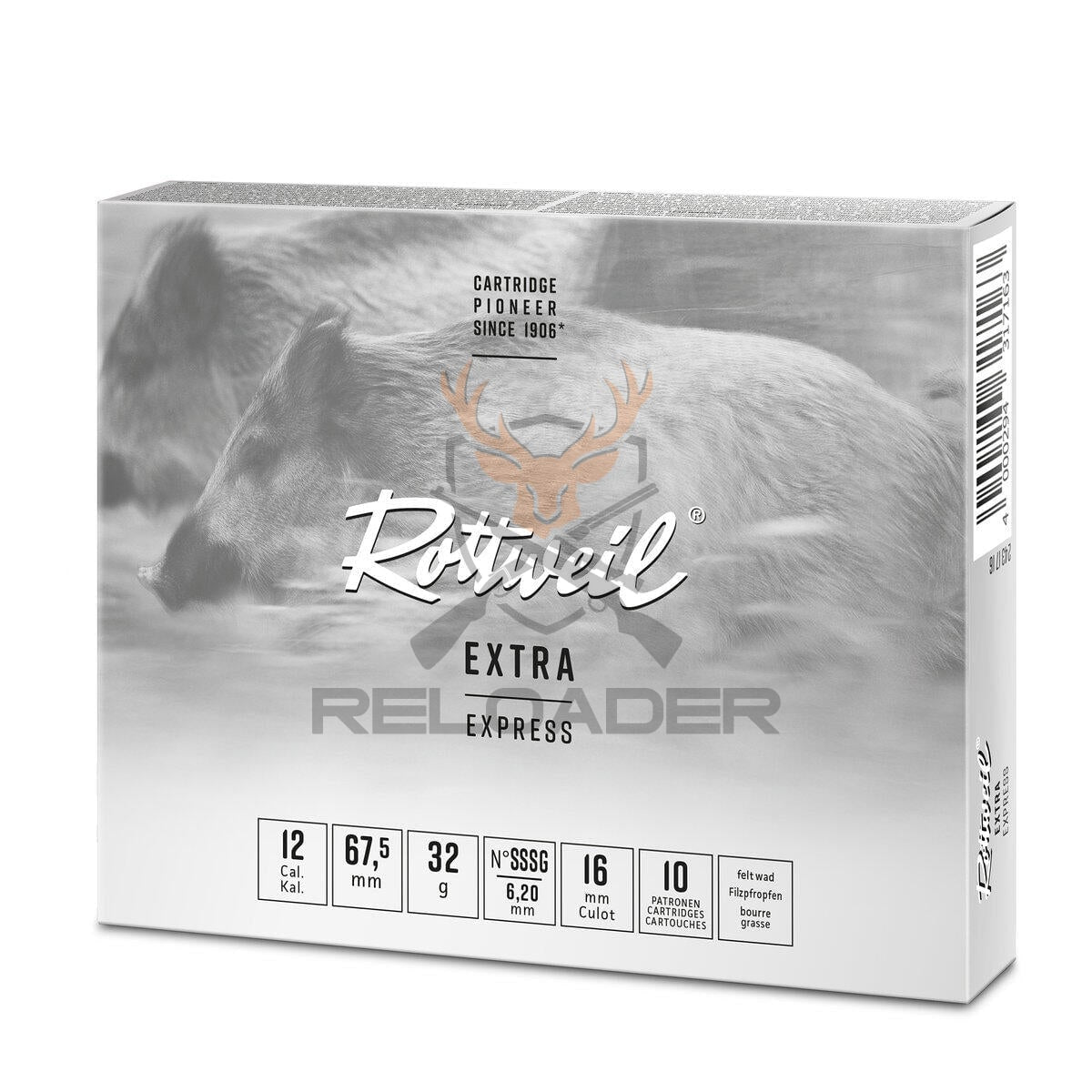 Sačmeno Rottweil kal.12/67.5 Express SSSG 6.2mm 32g.