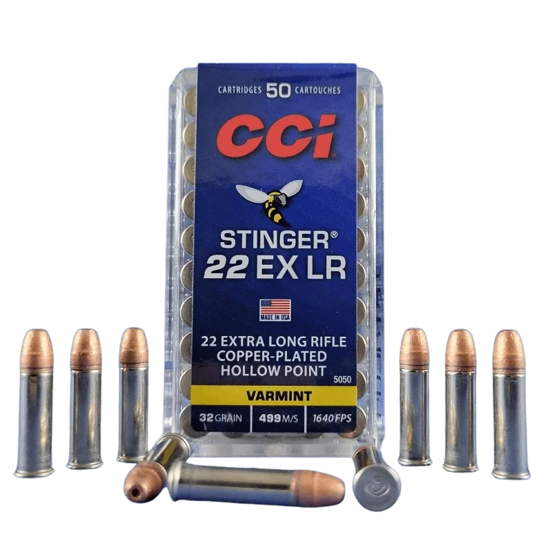 Malokalibarsko CCI .22 EX LR Stinger CPHP 32grs.