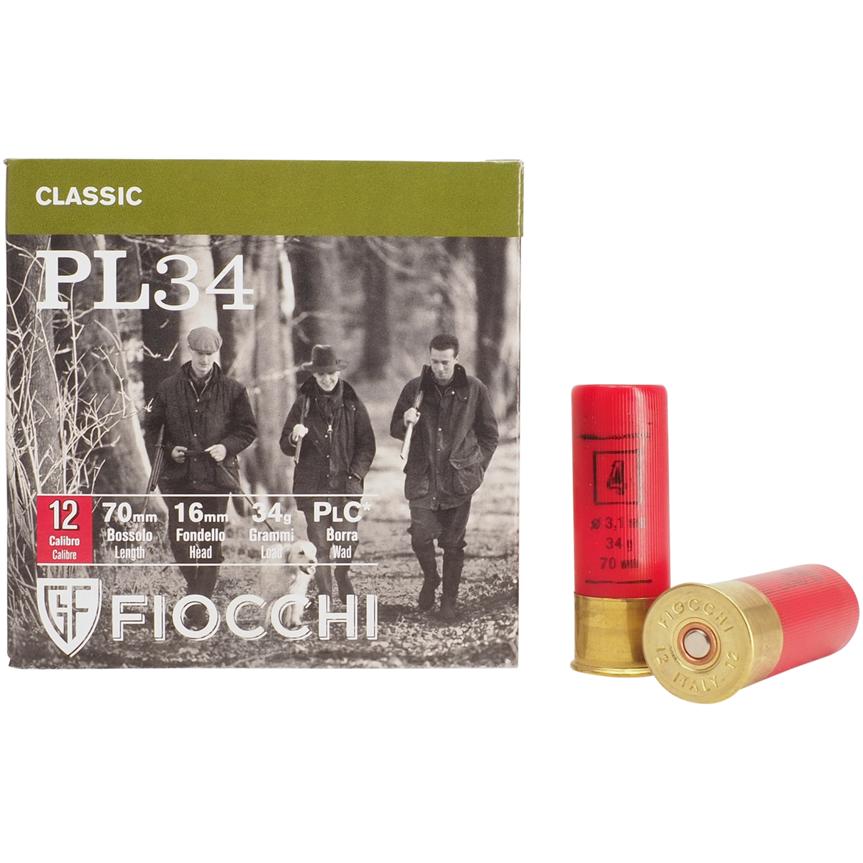 Sačmeno Fiocchi kal.12/70/4 Classic PL34 3.1 mm