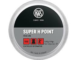 Zračno streljivo RWS kal.4.5mm Super H-Point 0.45g (500kom)