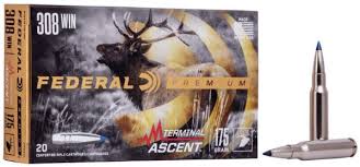 Karabinsko Federal kal.308 Win. Terminal Ascent 175grs./11.3g.