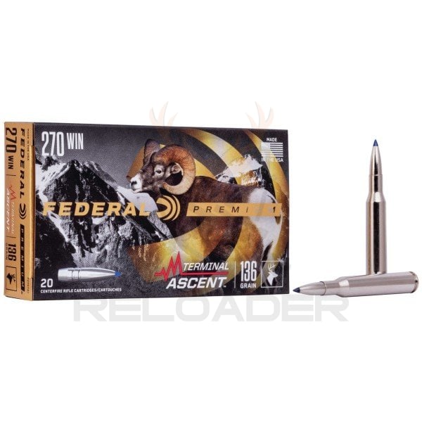 Karabinsko Federal kal.270 Win. Terminal Ascent 136grs./8.8g.