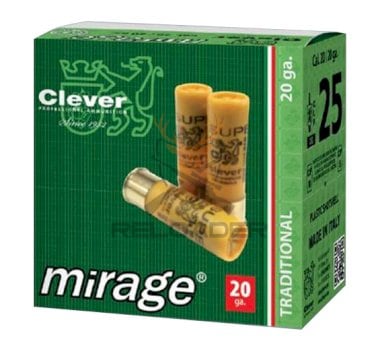Sačmeno Clever Mirage kal.20/70 New Solengo Slug T3 kugla 26.0g.