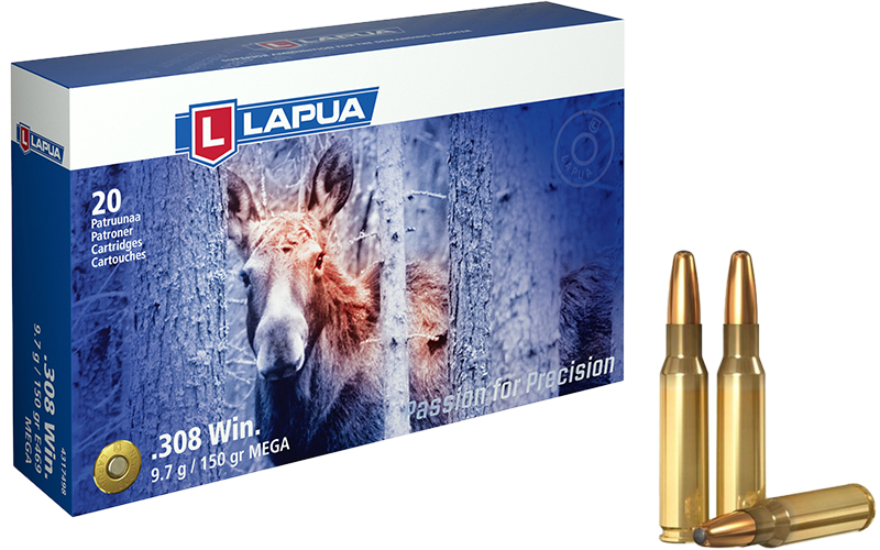 Karabinsko Lapua kal.308 Win. Mega 150grs./9.7g.