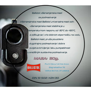 Mast za održavanje oružja