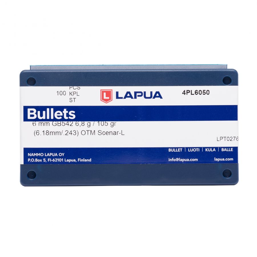 Zrno Lapua kal.243/6 mm OTM Scenar-L 105grs./6.8g (100 kom)