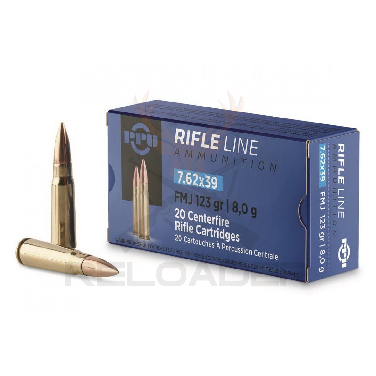 Karabinsko PPU kal.7.62x39 FMJ 8g./123grs.