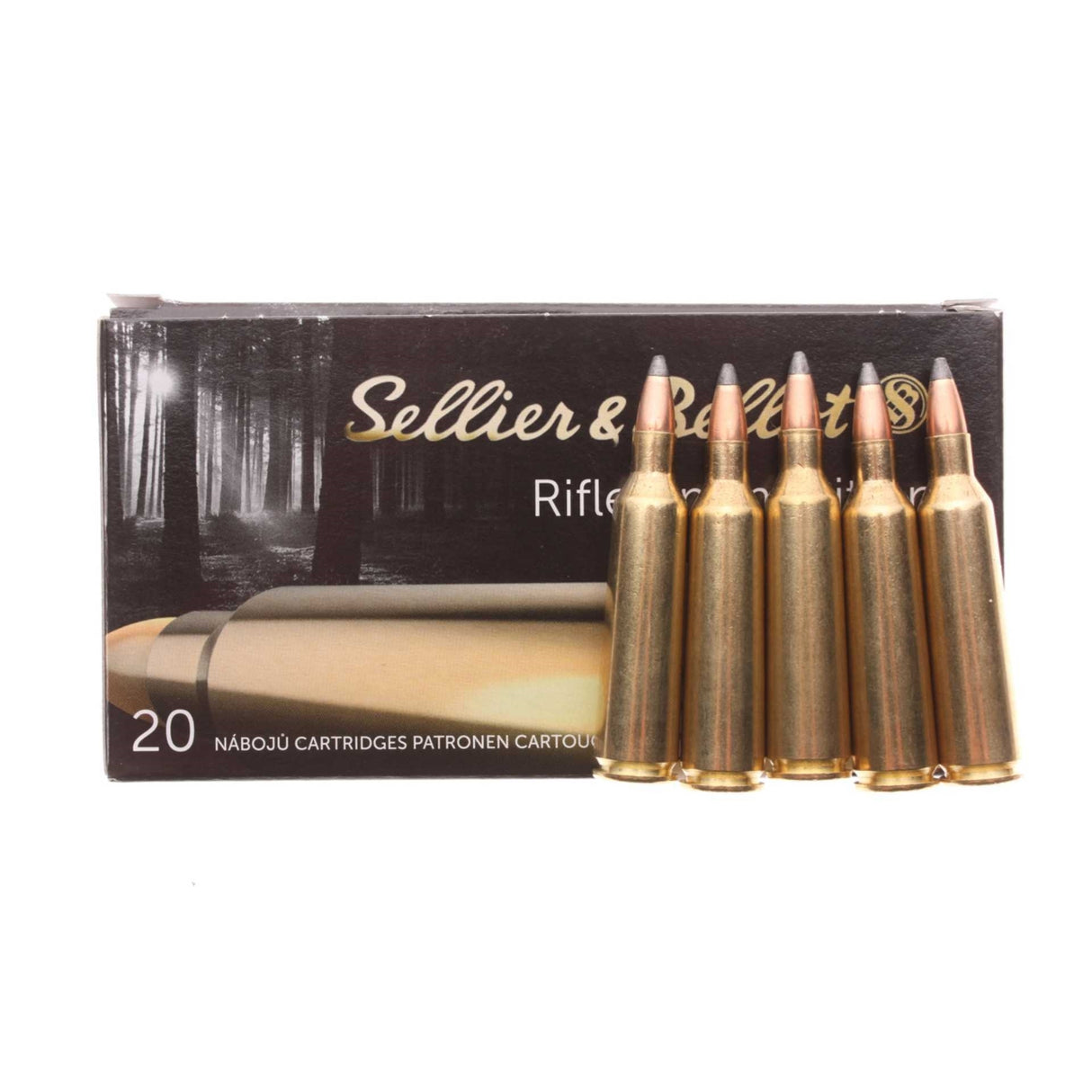 Karabinsko S&B kal.22-250 Rem. SP 55grs./3.6g.