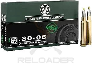 Karabinsko RWS kal.30-06 Evo Green 136grs./8.8g.