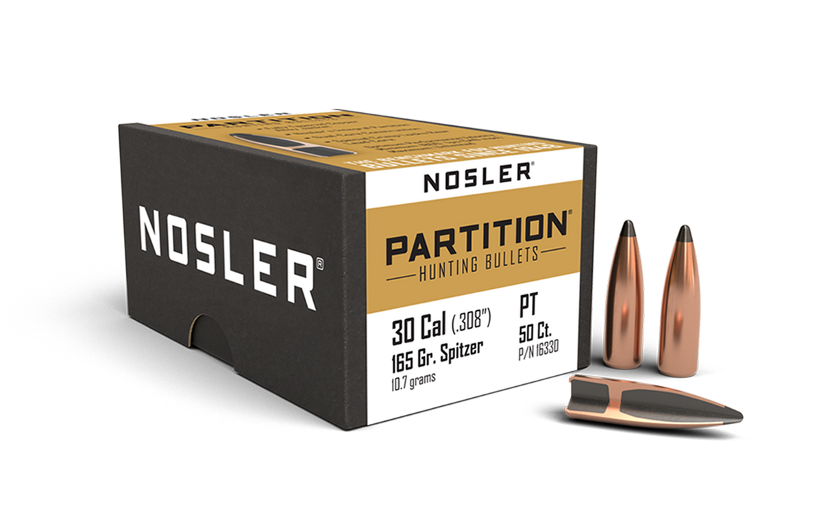 Zrno Nosler kal.30 Partition 165grs. 50 kom