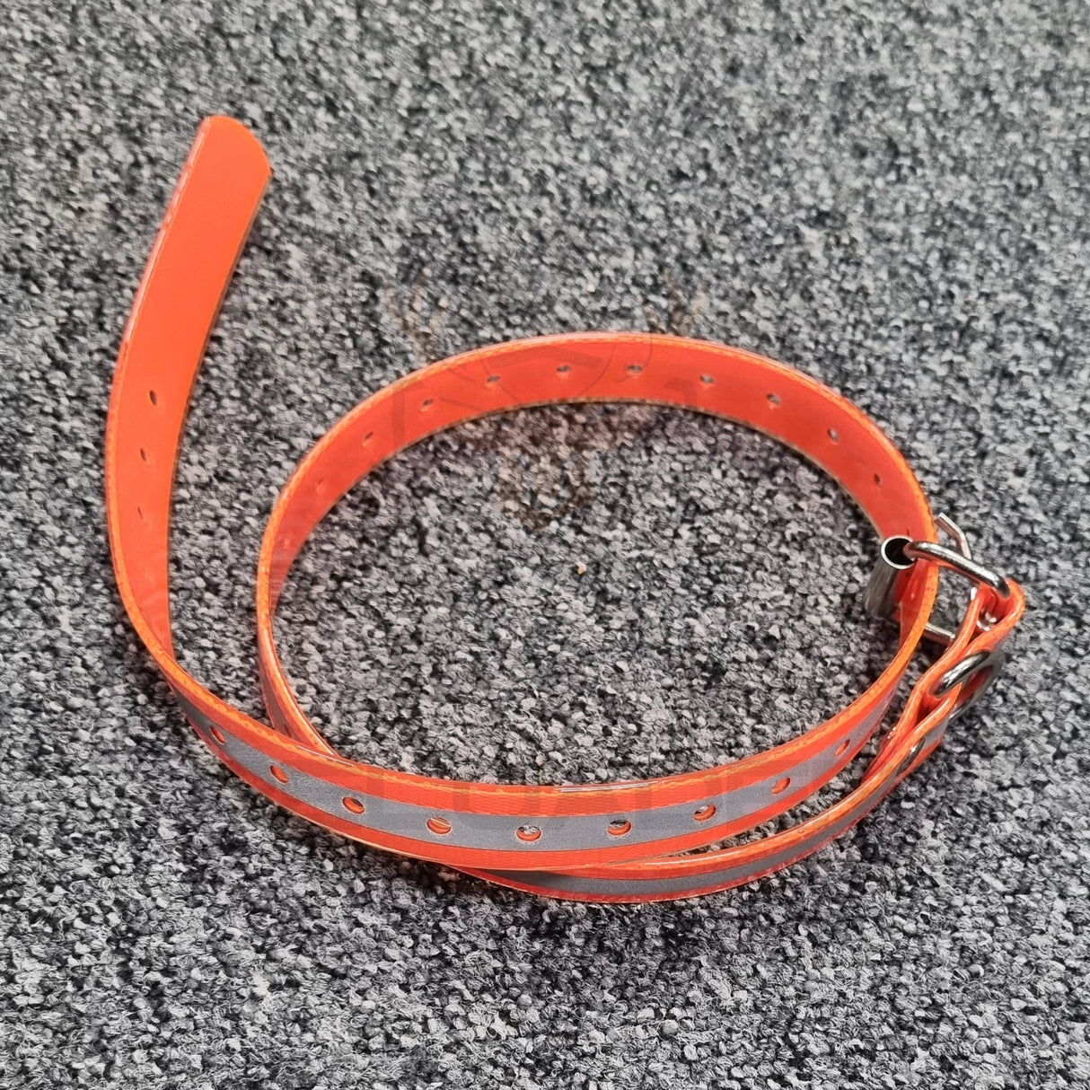 Ogrlica za psa, narančasta, reflektirajuća, silikonska