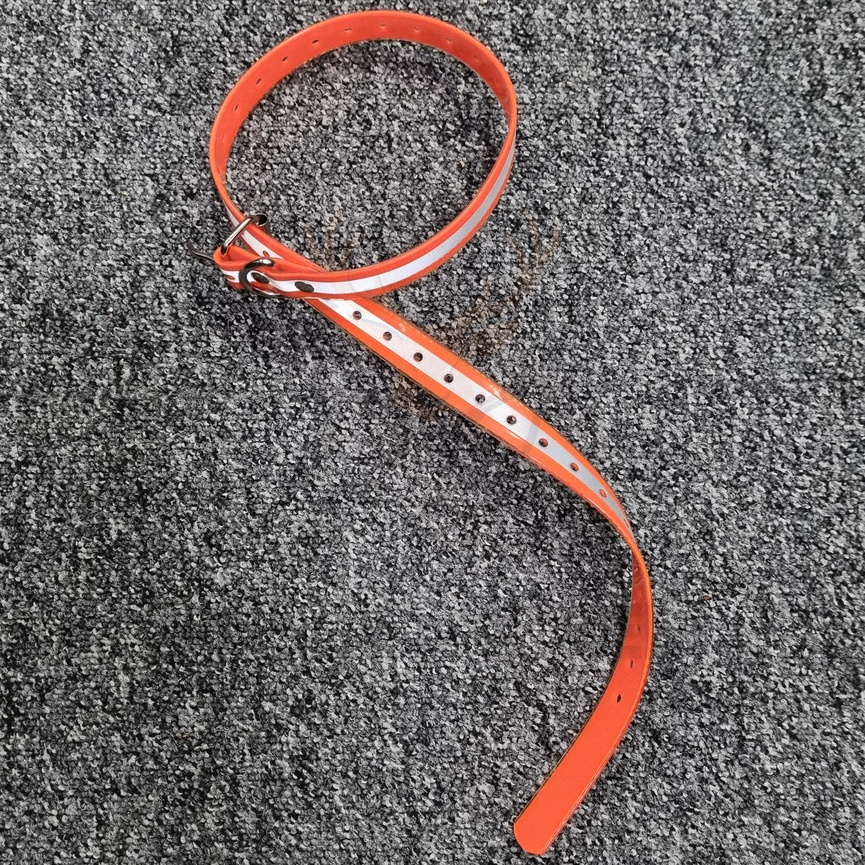 Ogrlica za psa, narančasta, reflektirajuća, silikonska