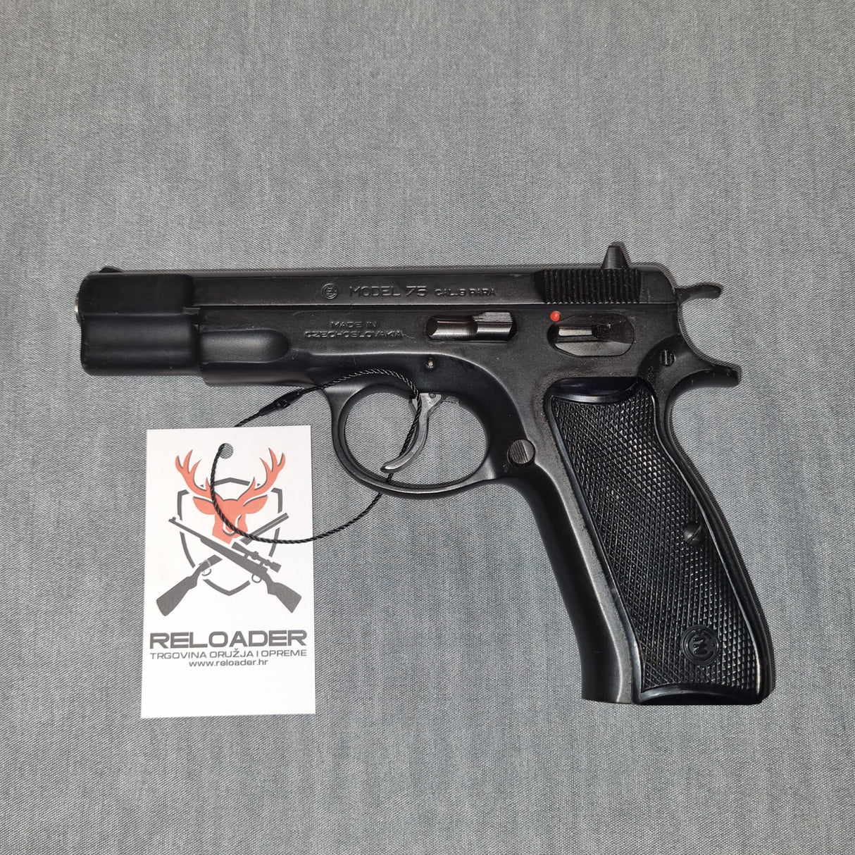 Pištolj Češka Zbrojovka M75 kal.9x19 (U/0177/26)