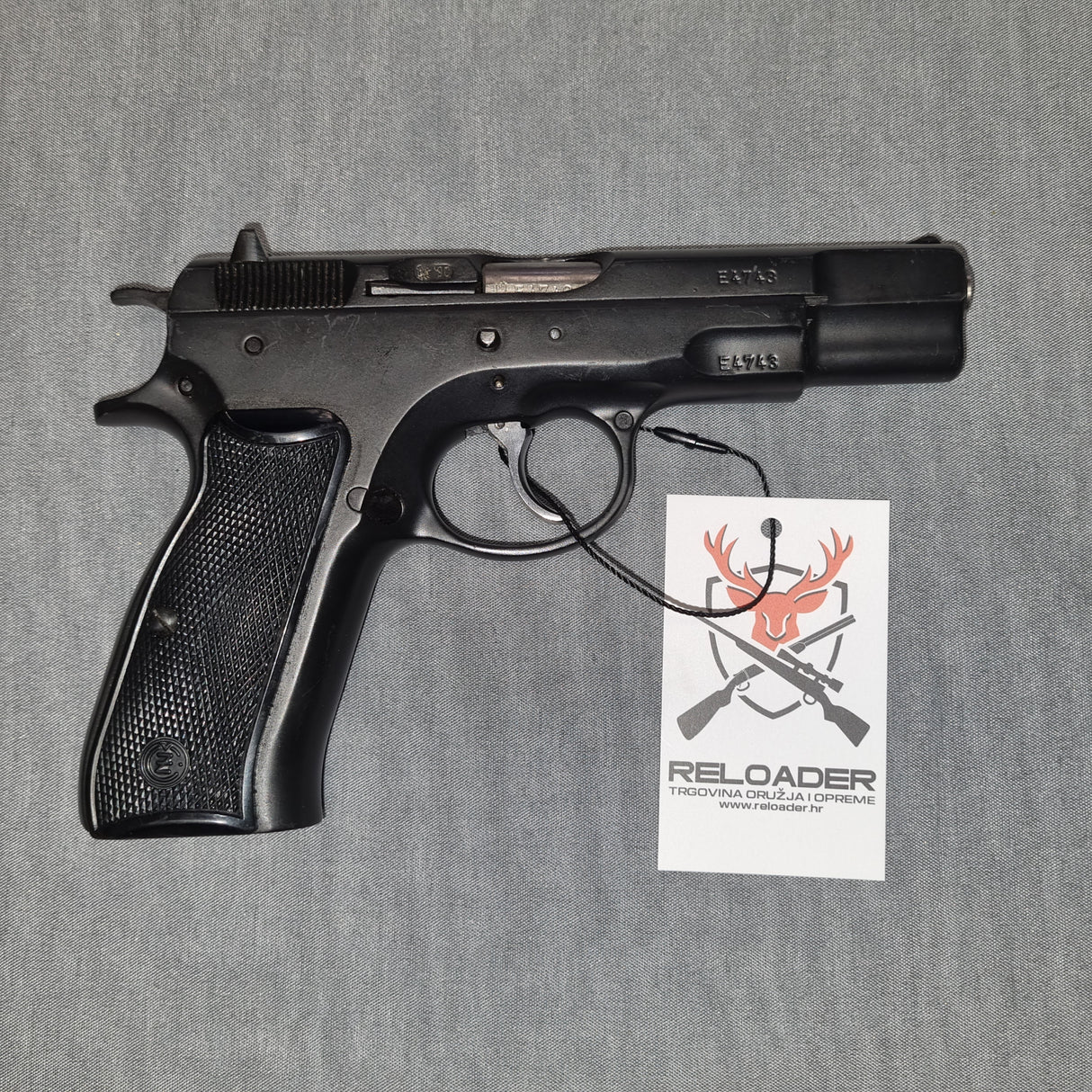 Pištolj Češka Zbrojovka M75 kal.9x19 (U/0177/26)