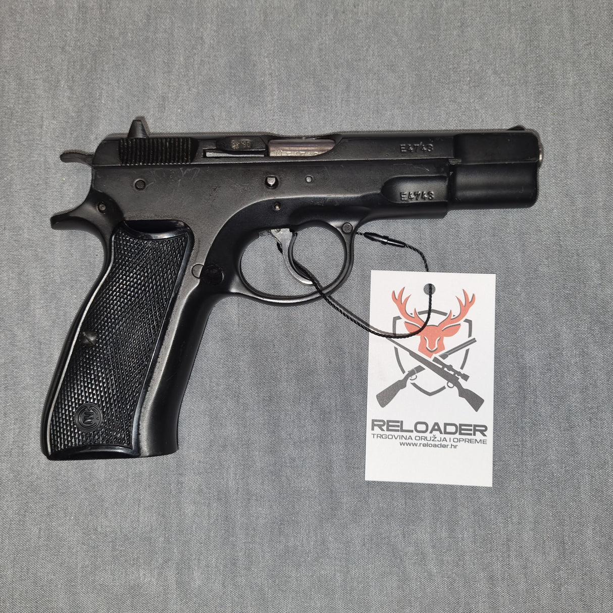 Pištolj Češka Zbrojovka M75 kal.9x19 (U/0177/26)