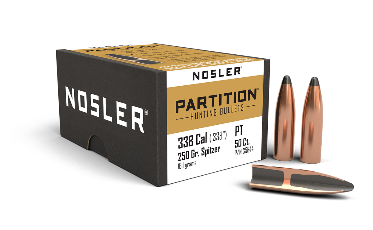 Zrno Nosler kal.338 Partition Spitzer 250 grs. (50 kom)
