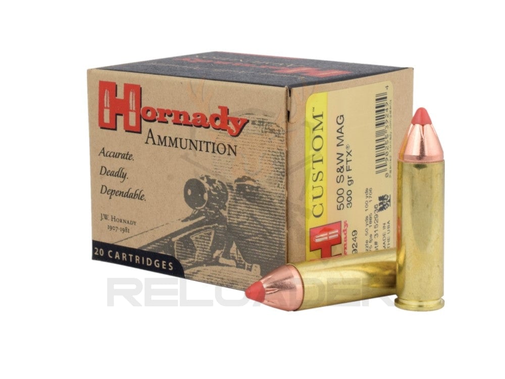 Pištoljsko Hornady kal. 500 S&W Mag. FTX 300gr. streljivo