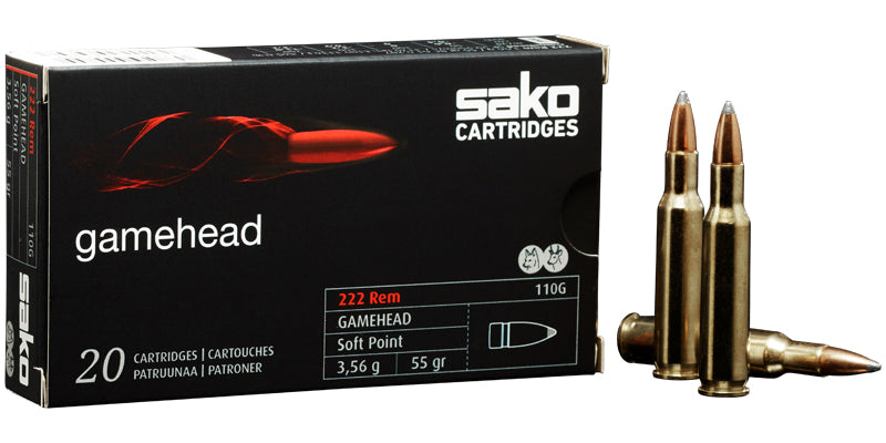 Karabinsko Sako kal.222 Rem. Gamehead 3.5g.