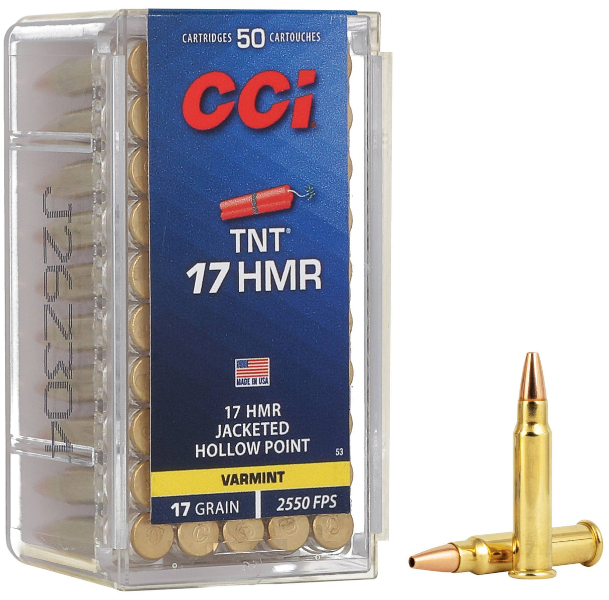 Malokalibarsko CCI kal.17HMR HP 17grs.