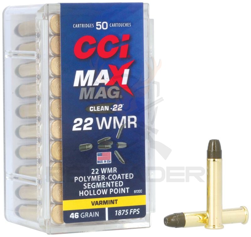 Malokalibarsko CCI kal.22 WMR Maxi-Mag SHP 46gr.