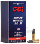 Malokalibarsko CCI kal.22 LR Quiet-22 Semi Auto SP 45gr.