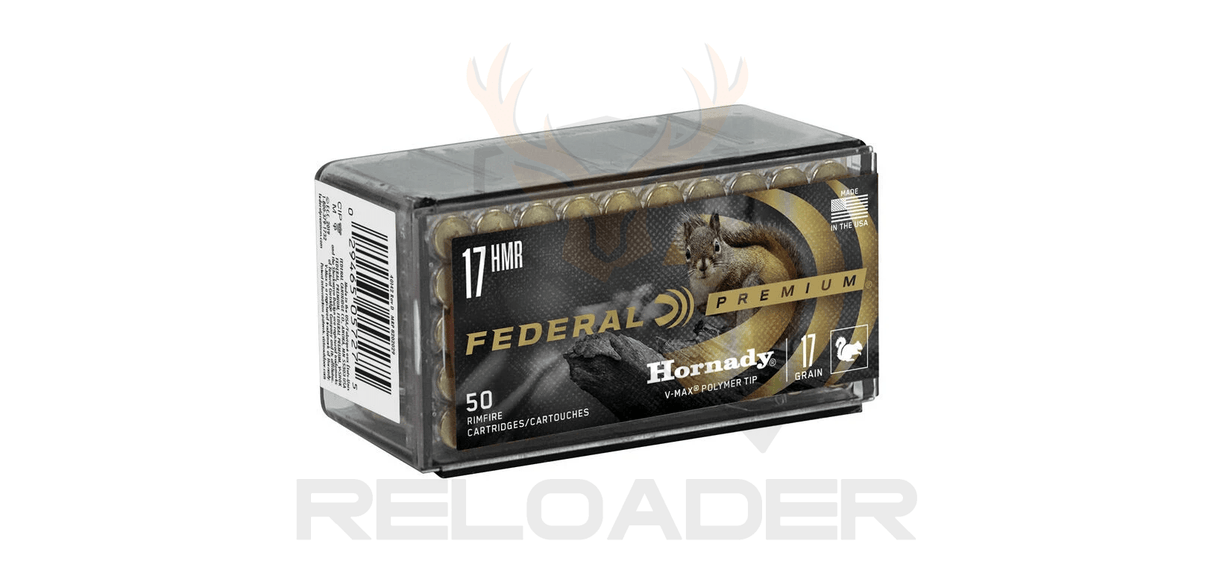Malokalibarsko Federal kal.17 HMR Hornady V-Max zrno 17grs./1.1g.