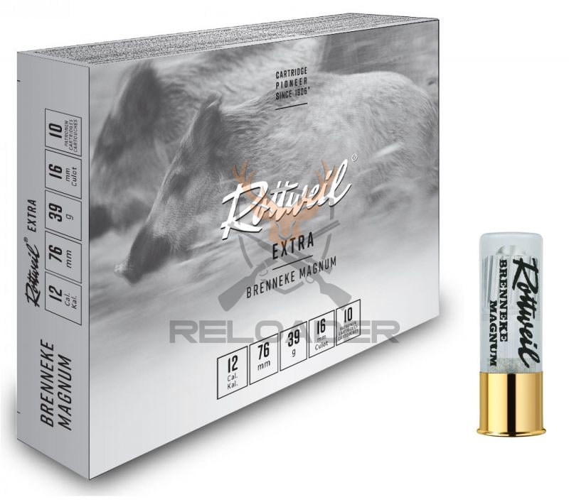 Sačmeno Rottweil kal.12/76 Brenneke MAGNUM kugla 39g.