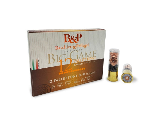 Sačmeno B&P kal.12/70 Big Game 12P Cu 8.6mm 46g.