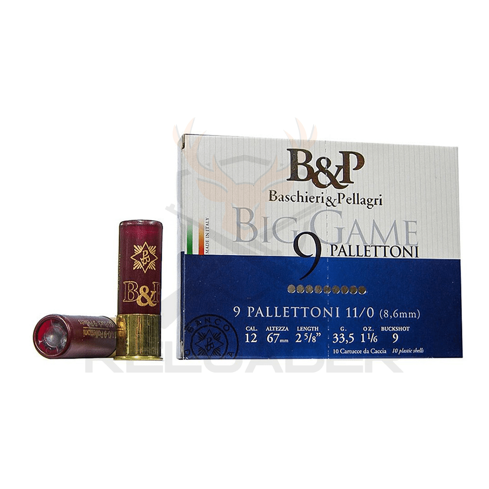 Sačmeno B&P 12/70 BIG GAME 8.6mm kal.12