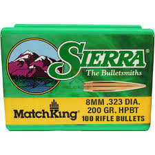 Zrno Sierra MatchKing HPBT 8mm/.323 200 grs. 50kom