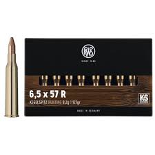 Karabinsko RWS kal.6.5x57R KS Kegelspitz 8.2g.