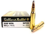 Karabinsko S&B kal.308 Win. SPCE 180grs./11.7g.