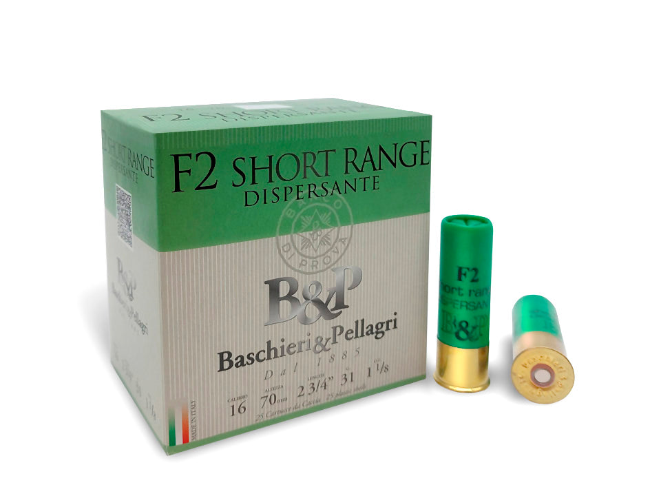 Sačmeno B&P kal.16/70 F2 Short range Dispersante 2.3mm 31g.