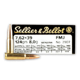 Karabinsko S&B kal.7.62x39 FMJ 8.0g.