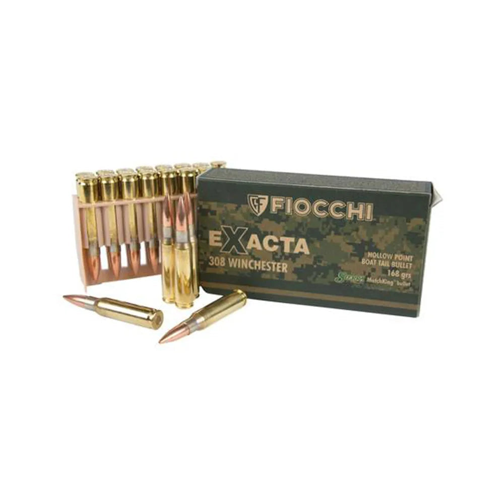 Karabinsko Fiocchi  kal.308 Win. Exacta SMK HPBT 168grs./10.9g