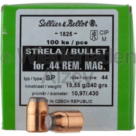 Zrno S&B kal.430 Soft Point 240grs./15.55g. (100 kom)